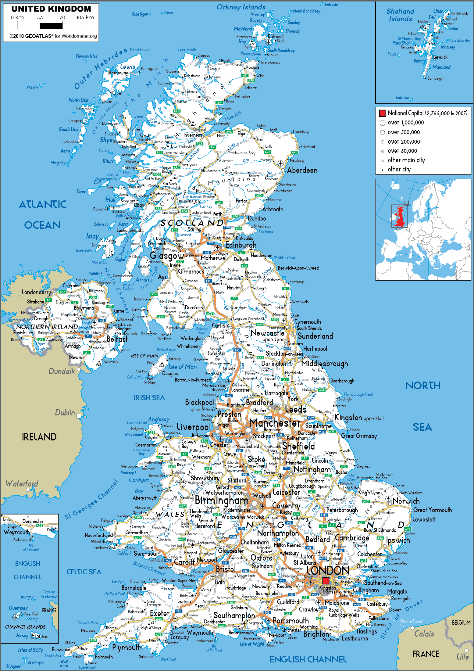 Englannin Tiekartta ja Reittiopas - Maailman ja Suomen Kartat - SafeDollar